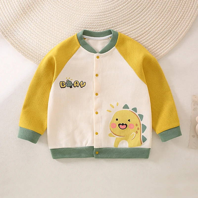 儿童圆领开衫外套男女宝时尚百搭洋气-1065