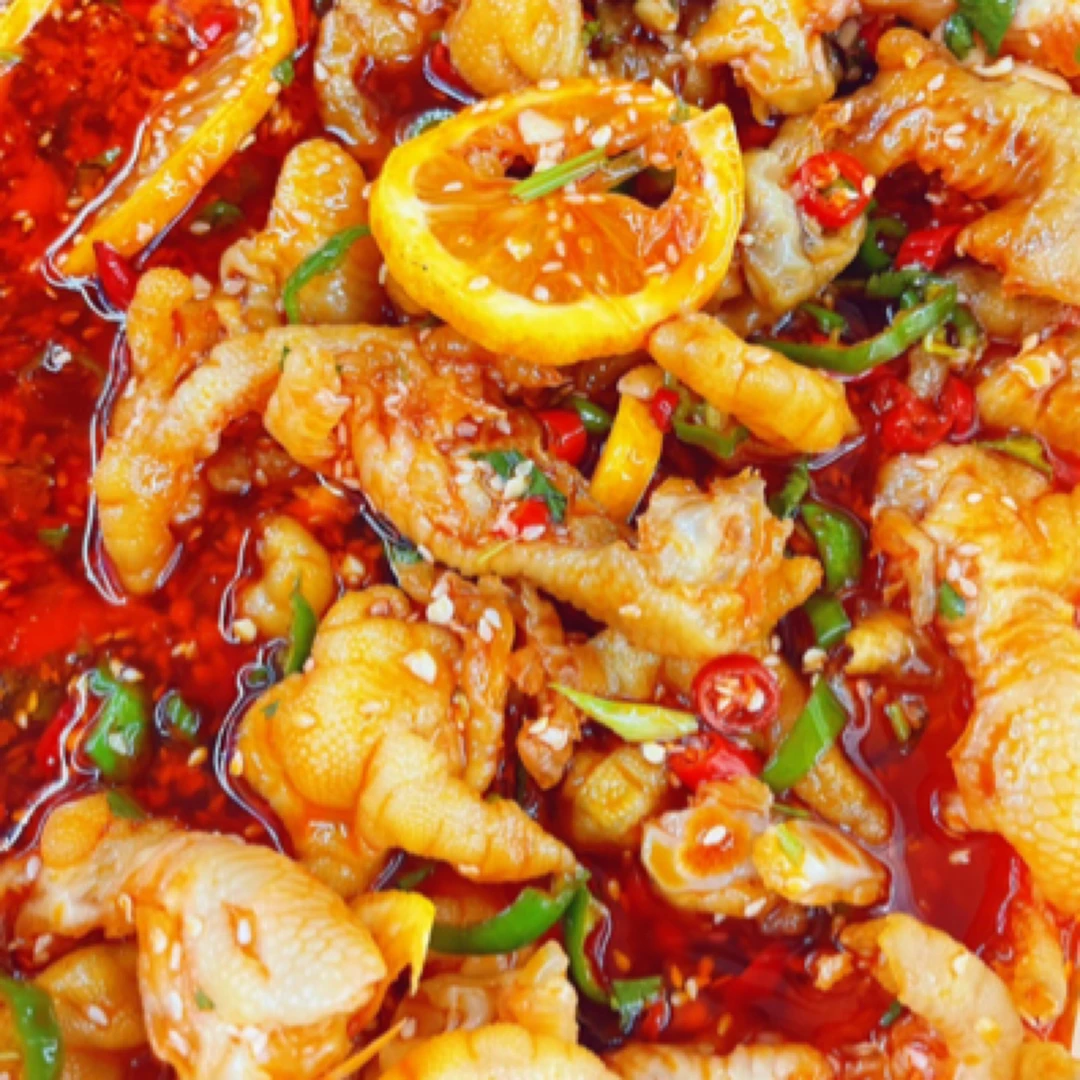 秘制酸辣柠檬无骨鸡爪