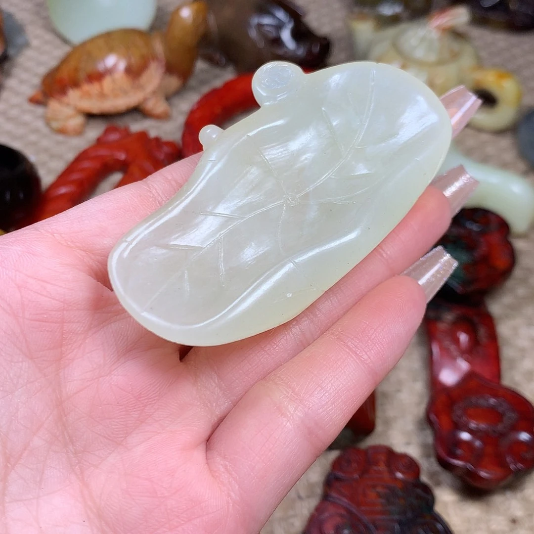 白玉菩提吊坠挂件