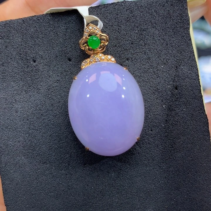 18K金镶嵌手链翡翠翡翠