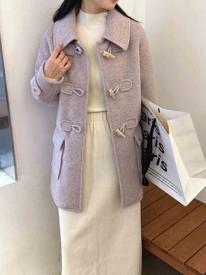 【01-100号】2025新款米可可高品质时尚秋冬大衣