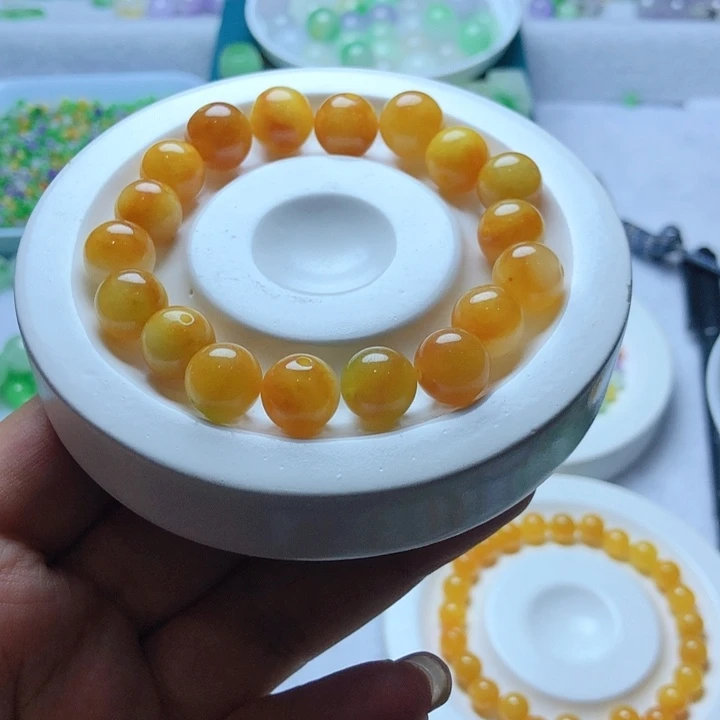 依***依非金属卡11黄色手串