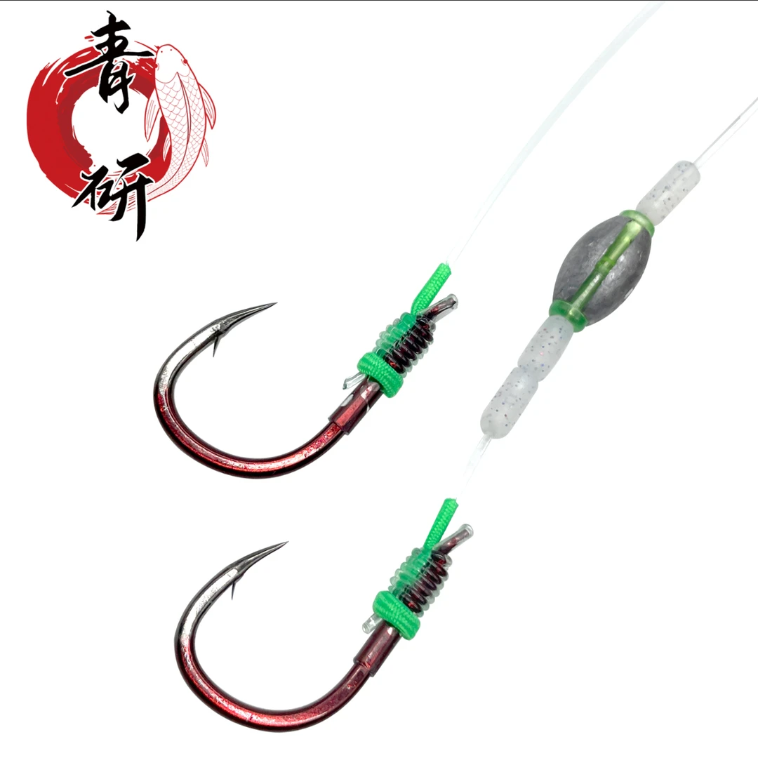 (5付装)A60+骨刺A3青研牵牛正品专业标塘青鱼无铅跑铅灵顿子线