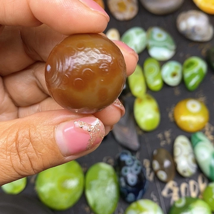 手把件奇石饰品无孔