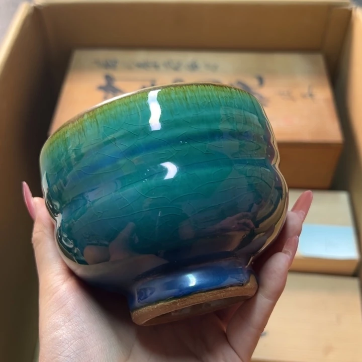 手工艺品琉璃麦丰瓷器88888888