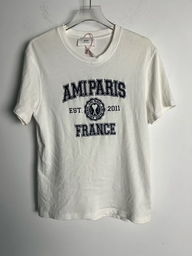 未使用 maje 全新未使用/S*1/AMIPARIS字母标志印花短袖/07555