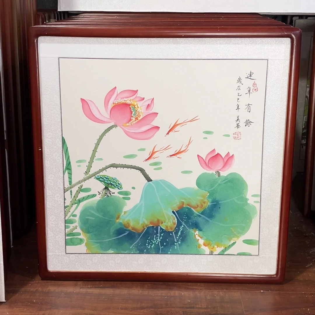 国画带框尺寸63*63厘米