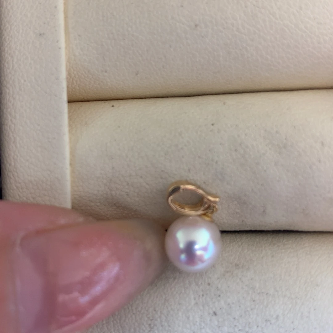 海水珍珠18K金镶嵌颈饰
