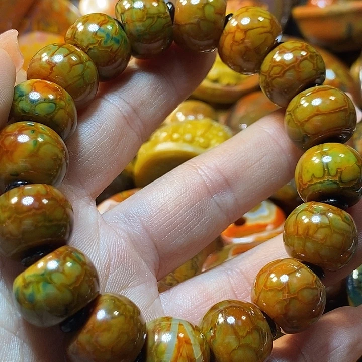 离***近玛瑙/玉髓未镶嵌手链