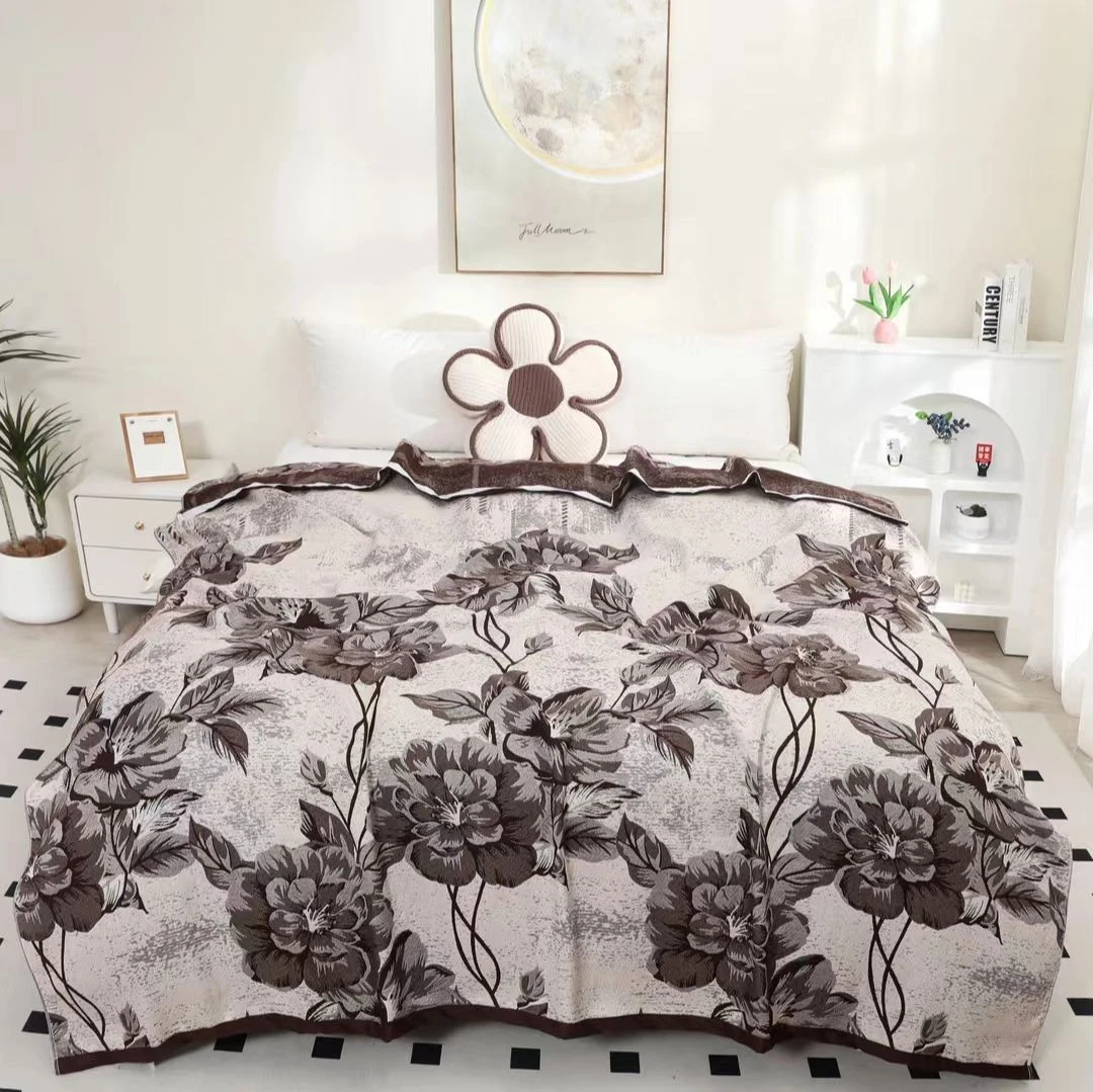 【百花】200*230cm高端新中式风加厚双人多功能床盖