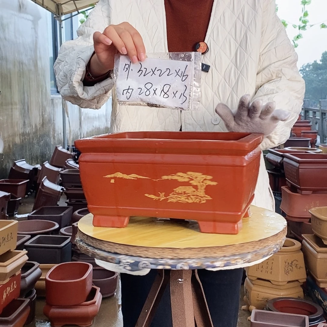 紫砂花盆紫砂花盆