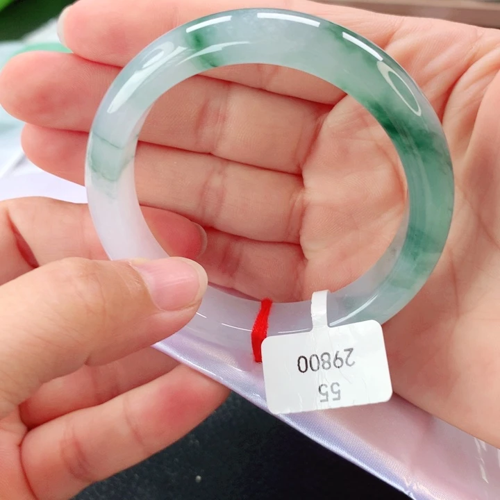 翡翠手镯未镶嵌55正