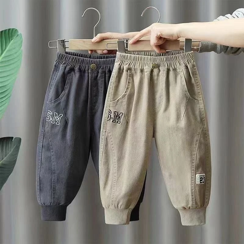 男童裤子春秋款2025新款中小童秋装长裤男孩春款儿童装秋装休闲裤