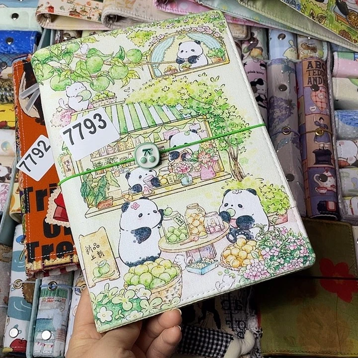 织绣A5 活页不加纸7793
