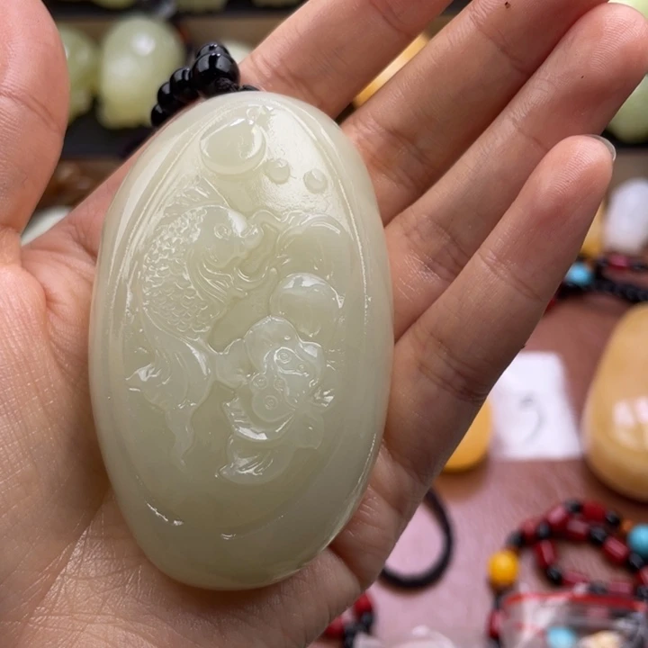 风***扬石材天然古青石手把件