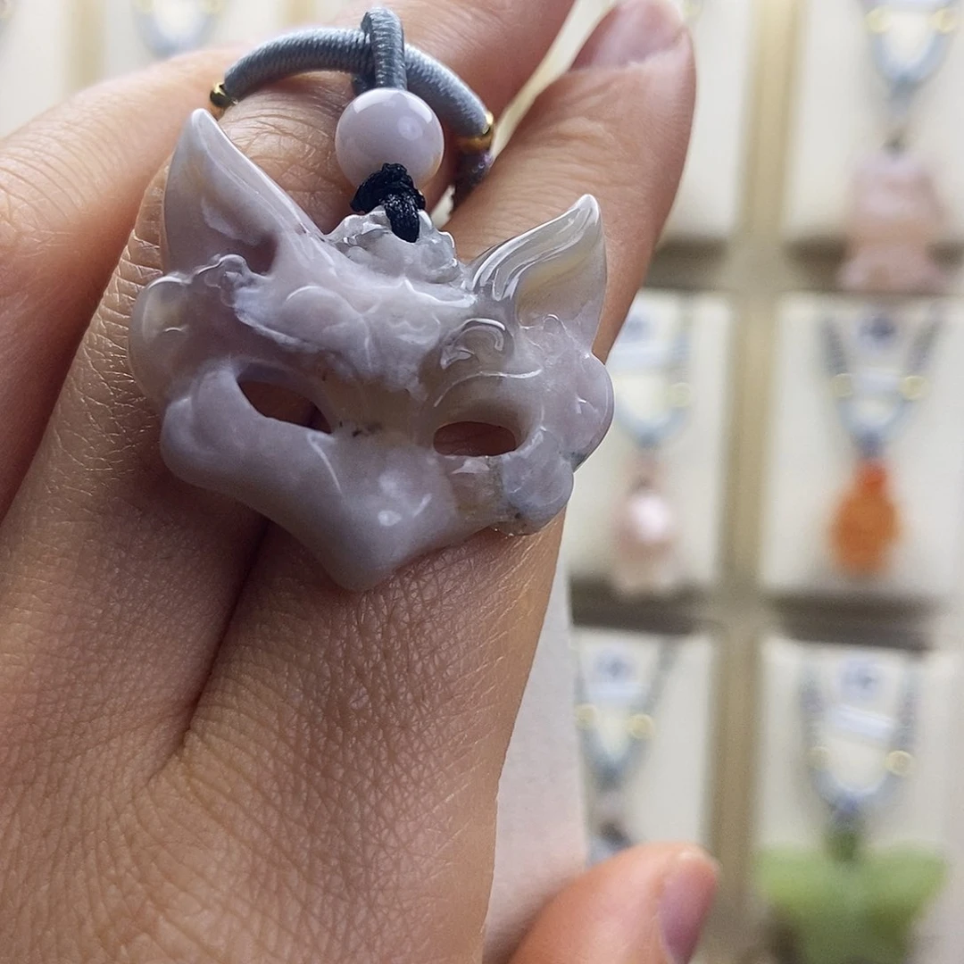 石英质玉吊坠(赠链)未镶嵌下*刻