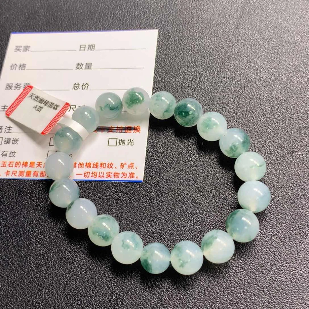 翡翠未镶嵌颈饰手串