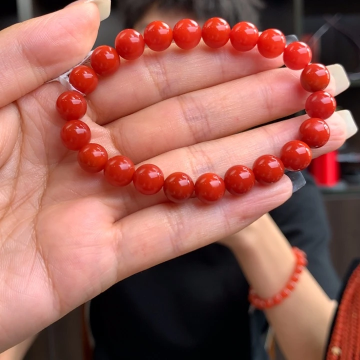 未镶嵌南红玛瑙南红玛瑙锦红卡8