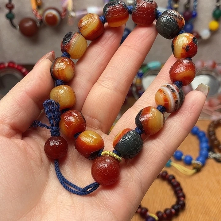 玛瑙/玉髓未镶嵌手链