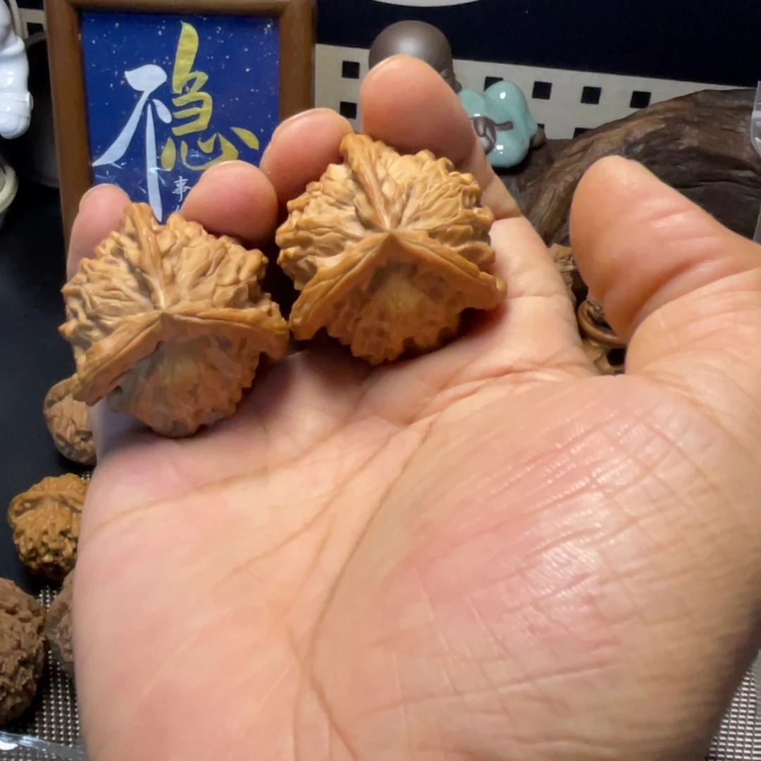Y***!手串/手链核桃盘山三棱