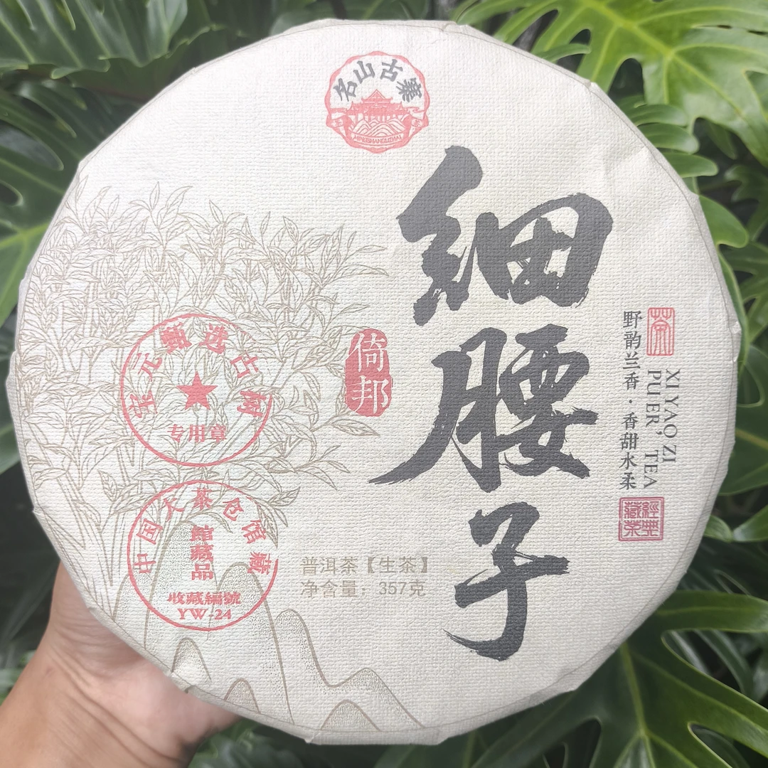 2020年 倚邦 细腰子 古树生茶357g饼