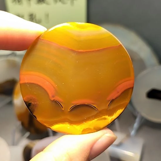 玛瑙/玉髓未镶嵌吊坠挂牌