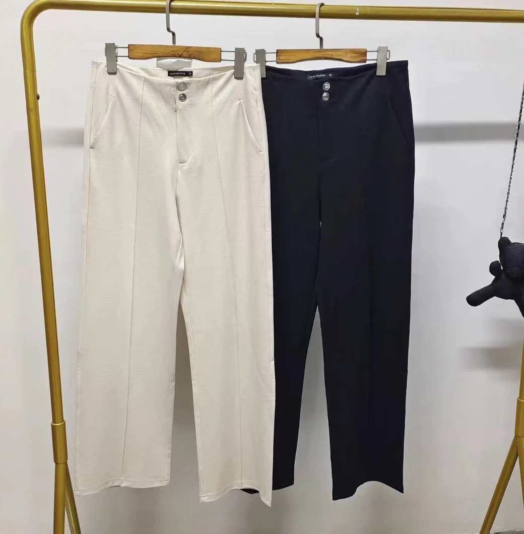 44-0高品质垂感阔腿裤