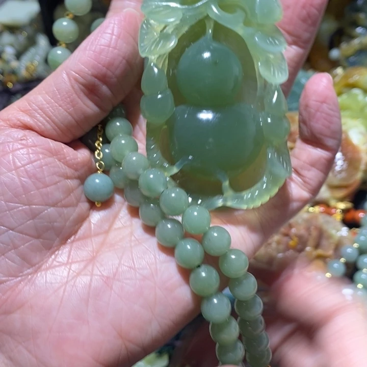 岫玉岫玉吊坠未镶嵌