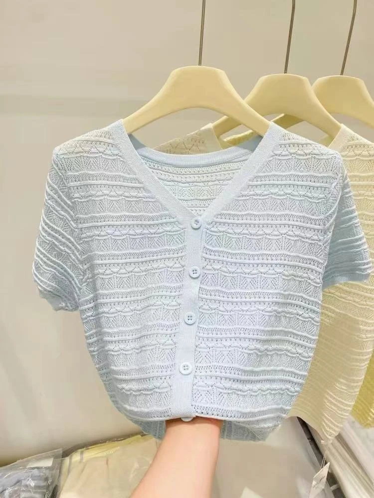 【TT401-TT550】【琪琪】2025夏季气质新款时尚针织毛衣上衣百搭女装