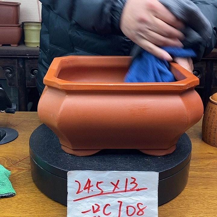 紫砂花盆货号一只CJ08