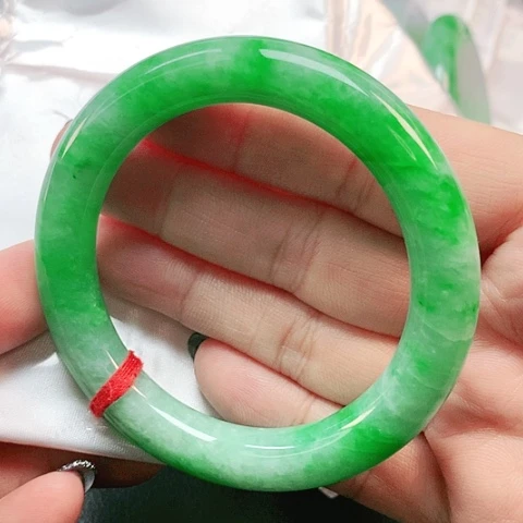 未镶嵌手镯翡翠圆条2873