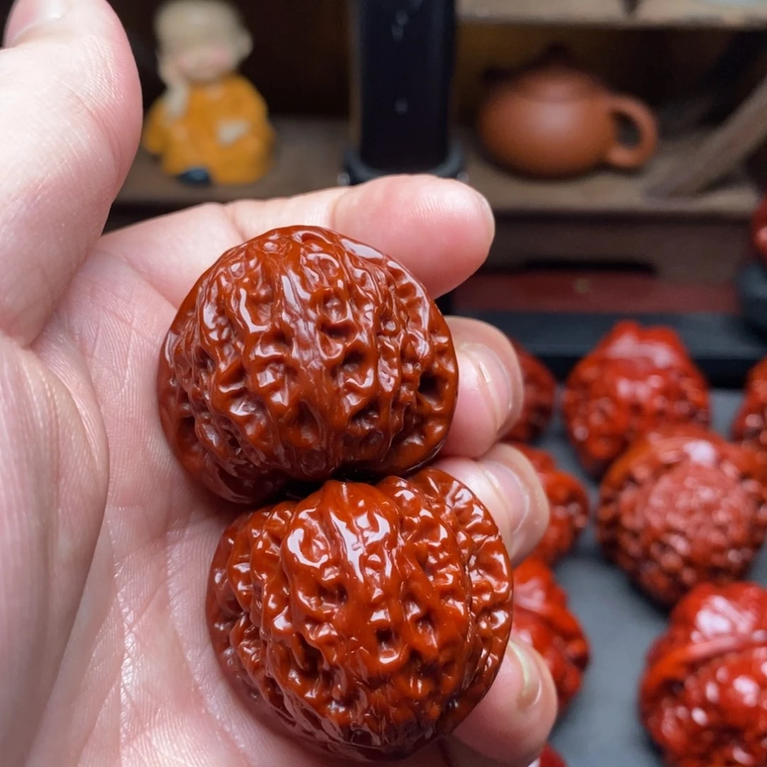 吊坠文玩核桃34宫灯