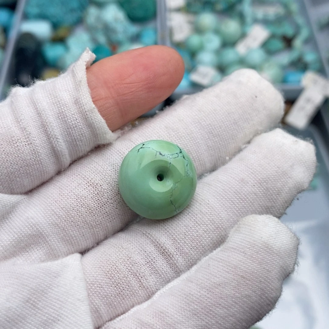 未镶嵌绿松石卡17.5面包圈