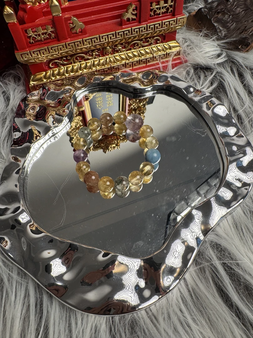 《落日》天然diy手串 12+15mm-f02