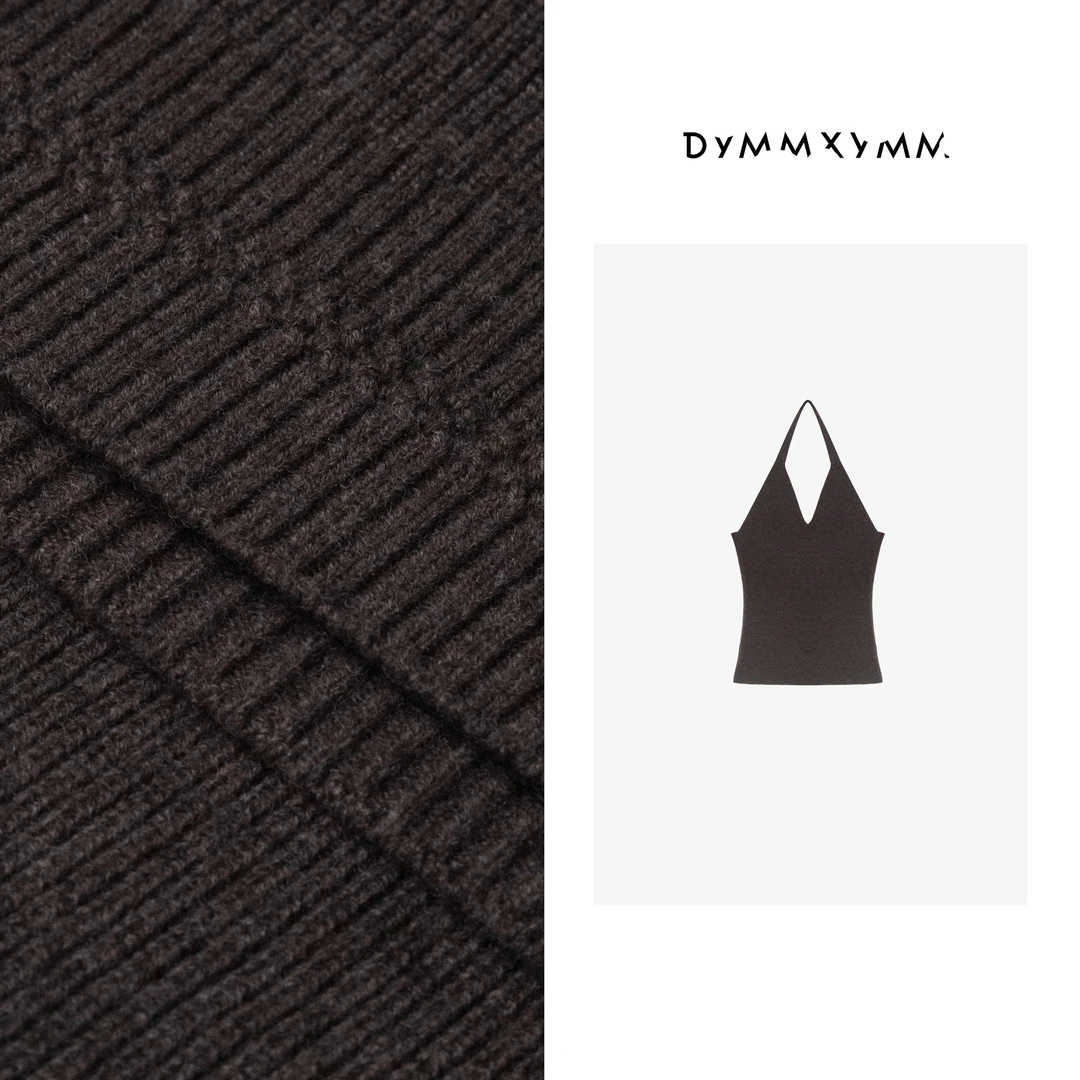【DYMMXYMM】-《栖氧》-德露.秋款两件套叠穿-挂脖吊带-5FW9668