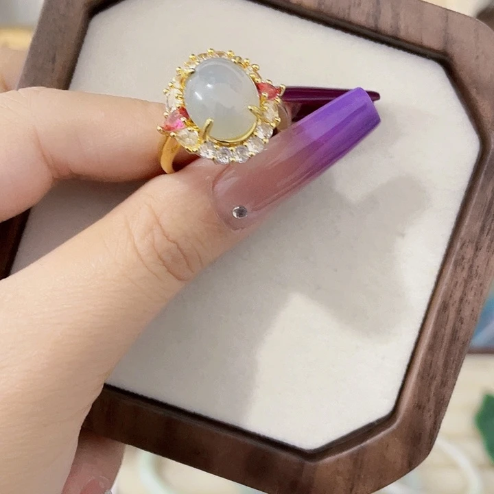 颈饰未镶嵌翡翠天然翡翠Ａ货