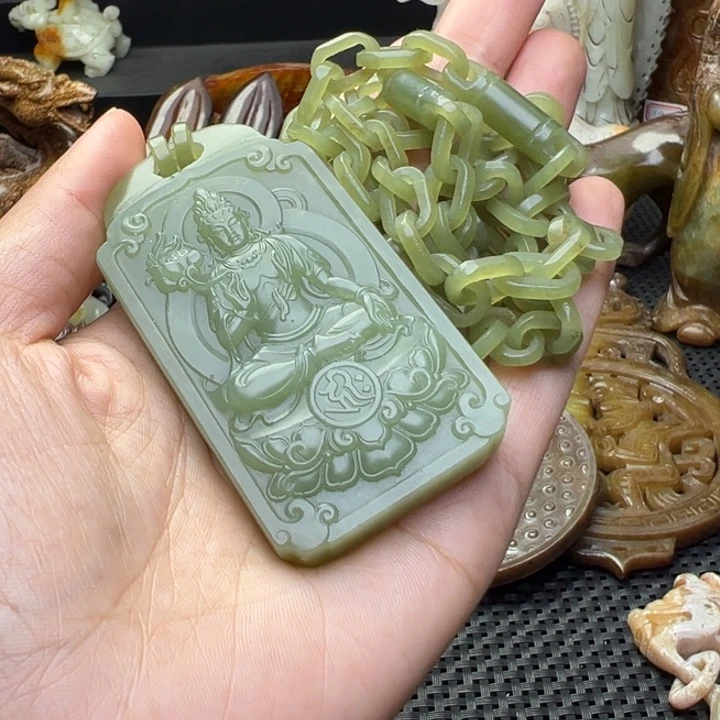 六***少和田玉未镶嵌挂件