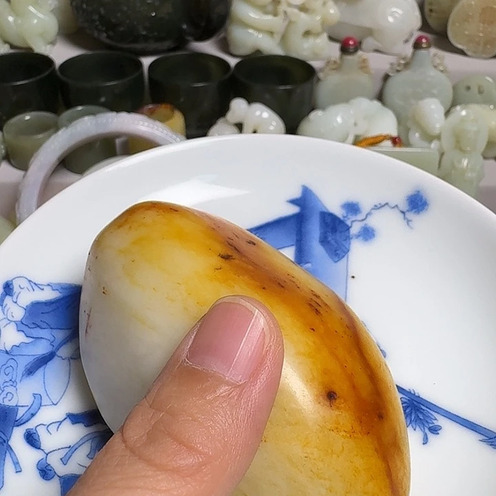 瓷片风**漠新号开播挂件一个