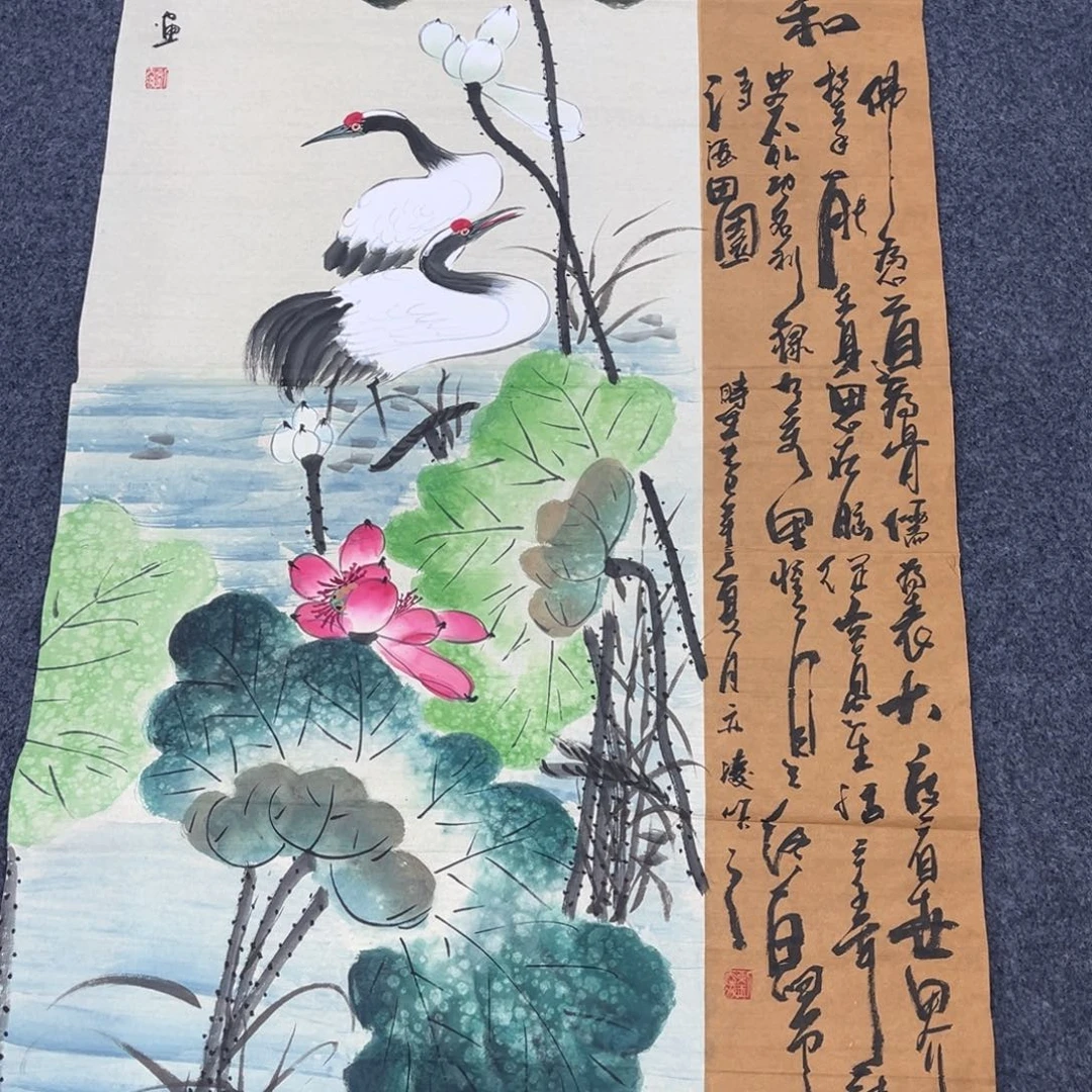 国画宣纸手绘国画作品