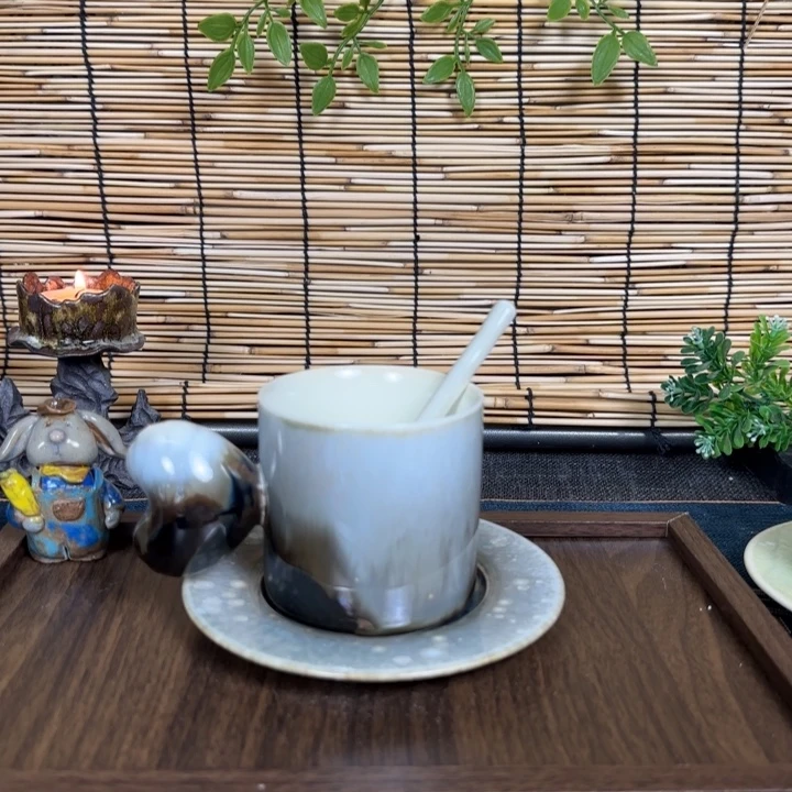 陶瓷景德镇高温窑变咖啡杯