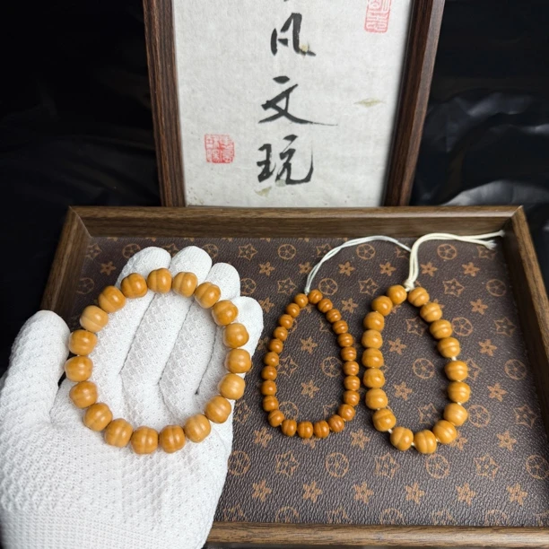 【全品葫芦】福禄双全超好寓意 精工细雕猴头手串可当手持可穿单圈！