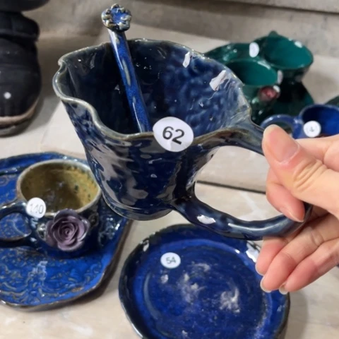 盘赛***德熠樹日式手捏餐具茶具