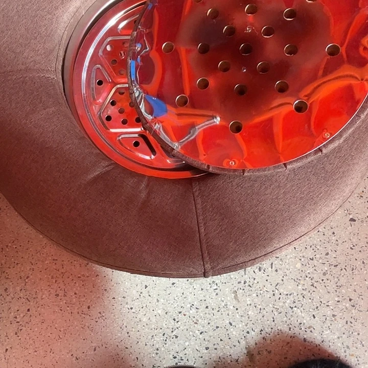 安***1蕾丝01 二手棕色大号蒲团 有使用痕迹