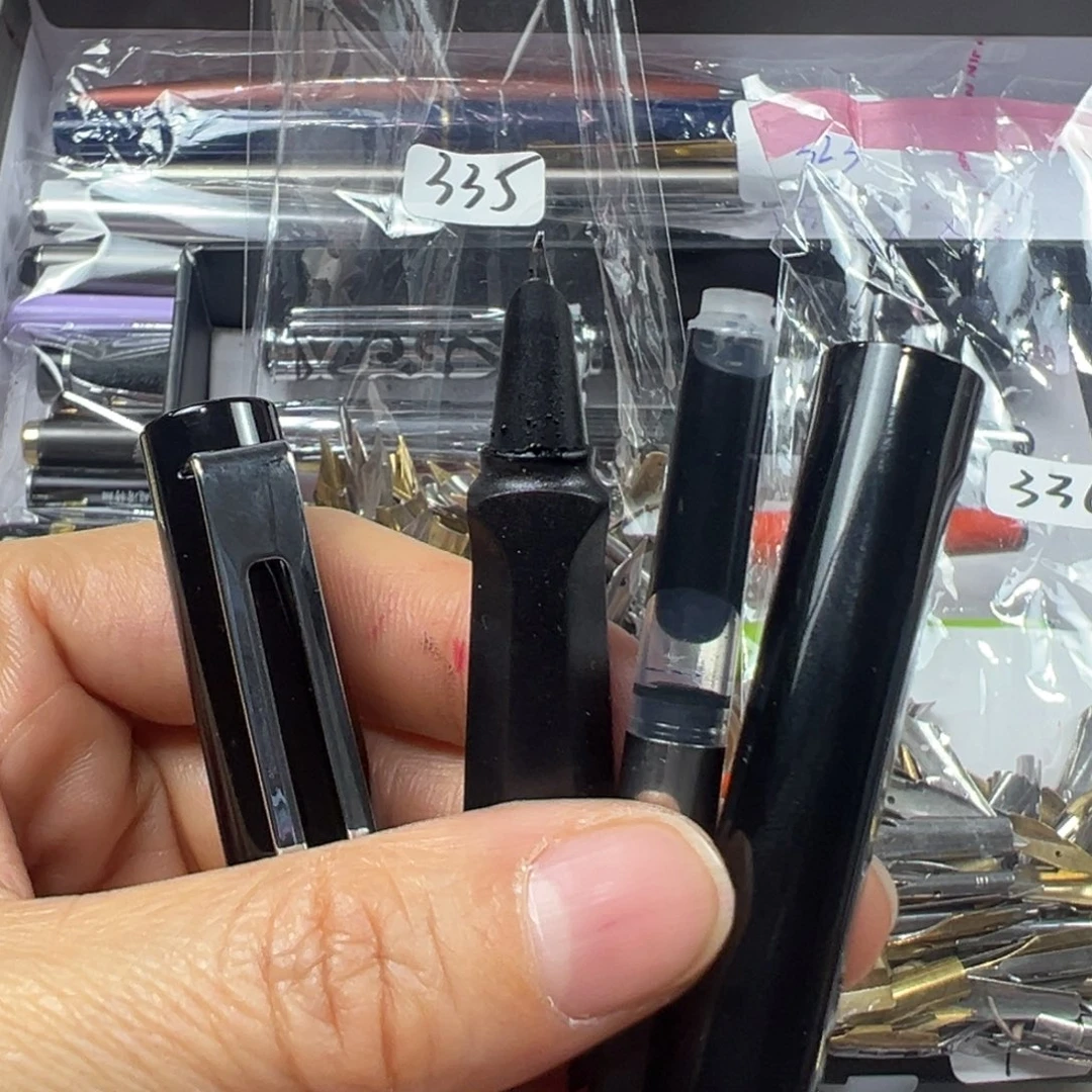 便携式全铜暗尖弯尖美工孤品加了墨水瑕疵