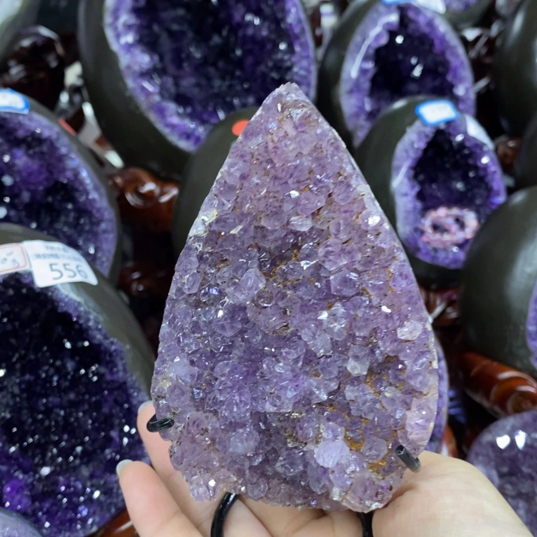 未镶嵌紫晶大型摆件（非配饰）莹