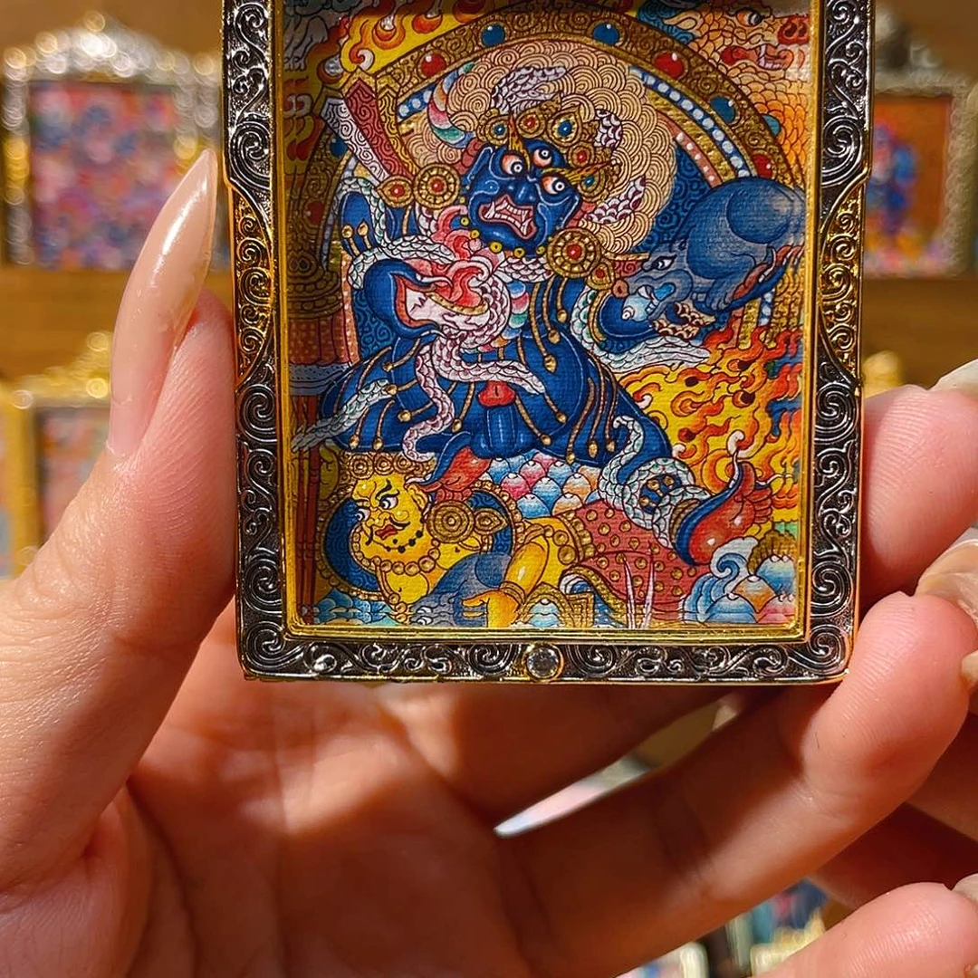 黑财神热贡艺术1