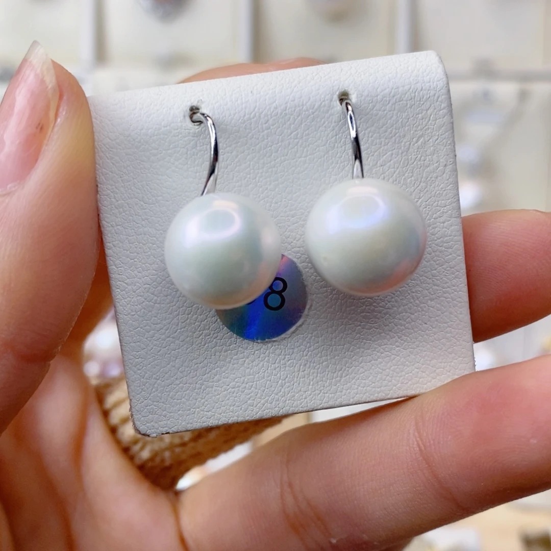 淡水珍珠耳饰合金