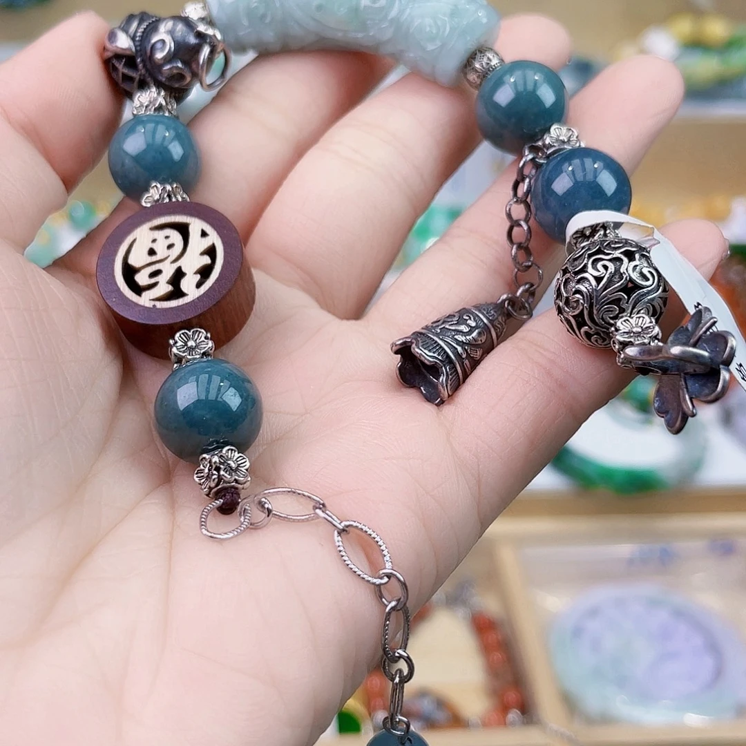 翡翠未镶嵌手链手链