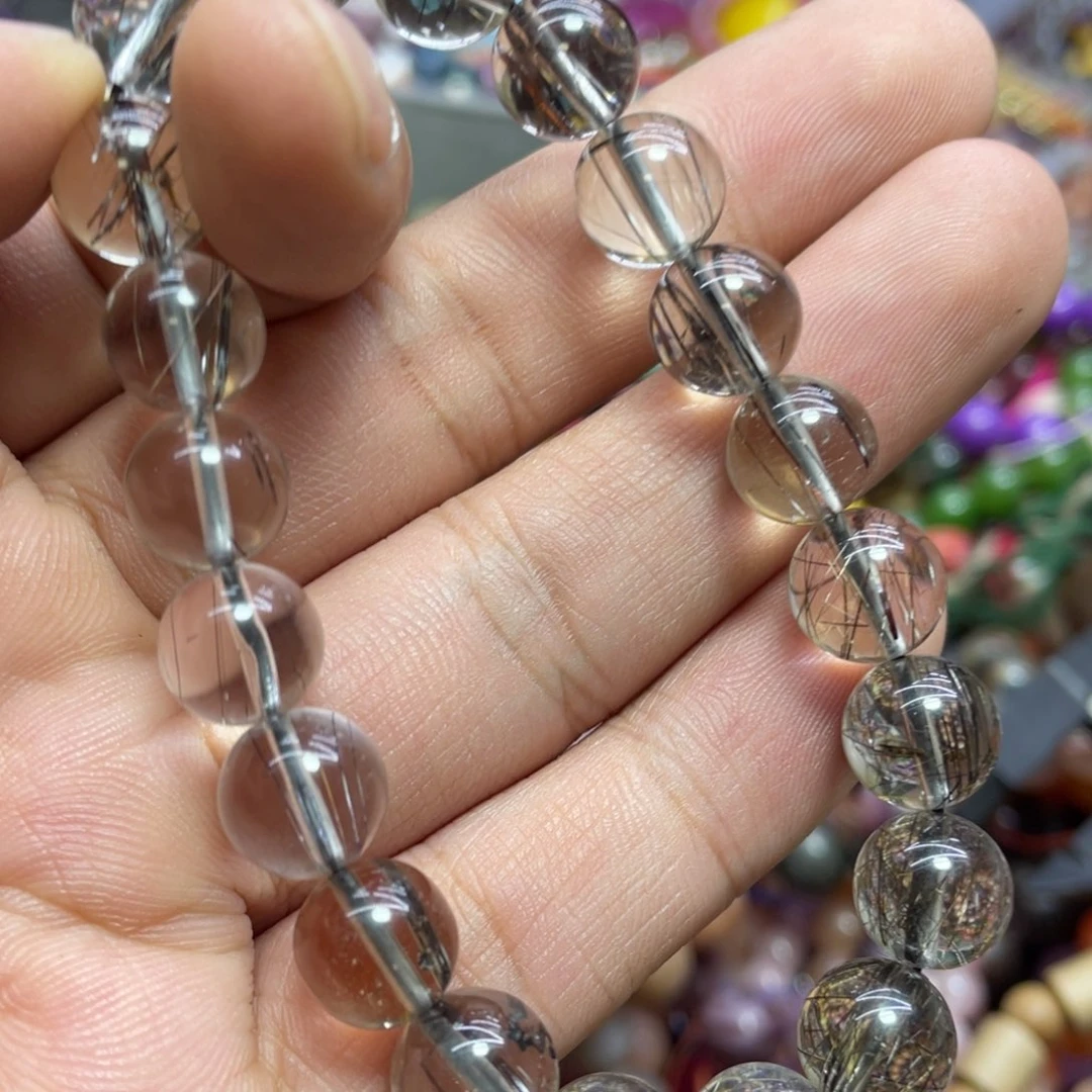 紫晶颈饰银S800镀金镶嵌