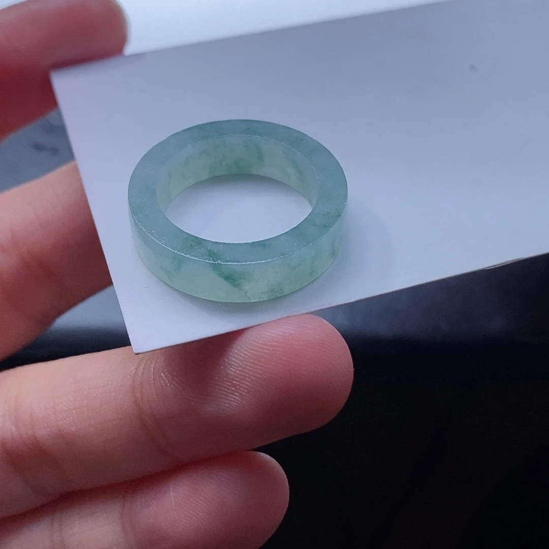 定制翡翠未镶嵌翡翠圈口17